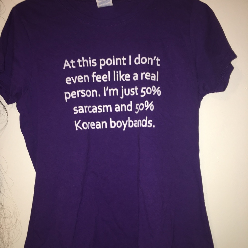 Kpop kfashion sarcasm Tshirt BTS EXO TXT Twice fan